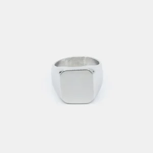 Shiny Signet Ring Stål