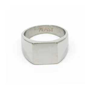Square Signet Ring Stål