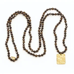 Amulet Halsband Brun