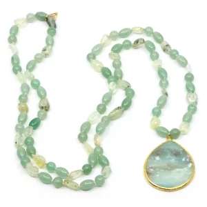 Amazonite Halsband Grön