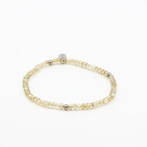 Sparkling 4mm Armband Vit