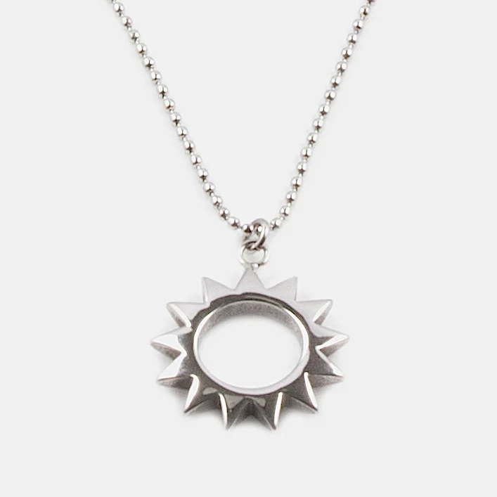 Yang Halsband 90cm Silver - Bild 3