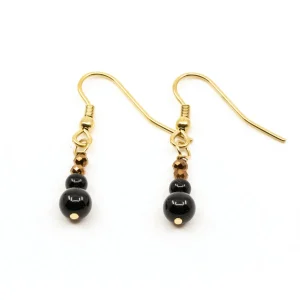 Beads Örhänge Svart