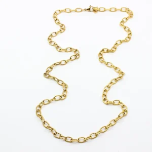 Bigger Chain Halsband 90cm Guld
