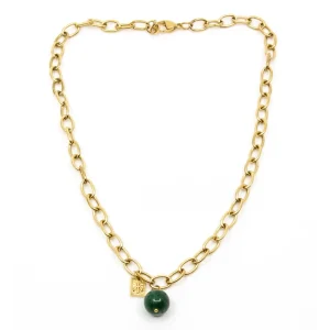 Ball Halsband 45cm Grön