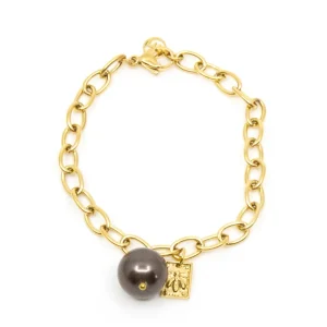 Ball Armband Brun