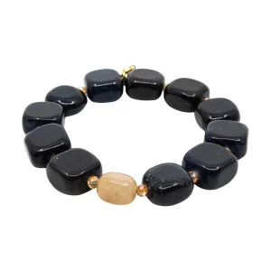 Soft Cube Armband Blå