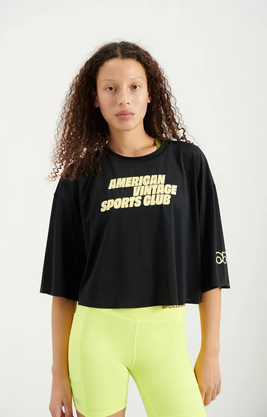 Dam-T-shirt Wozza – AMV SPORTS CLUB Artikelnummer: WOZ02AH26 - Bild 2
