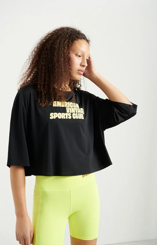 Dam-T-shirt Wozza – AMV SPORTS CLUB Artikelnummer: WOZ02AH26 - Bild 6